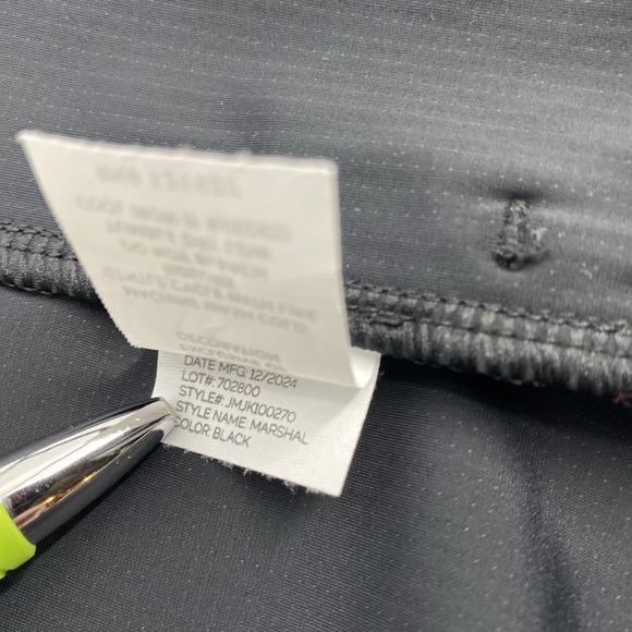 Johnnie O Jacket Mens XXL Black Marshall Performance Hoodie Golf Windbreaker 2XL - Picture 12 of 16